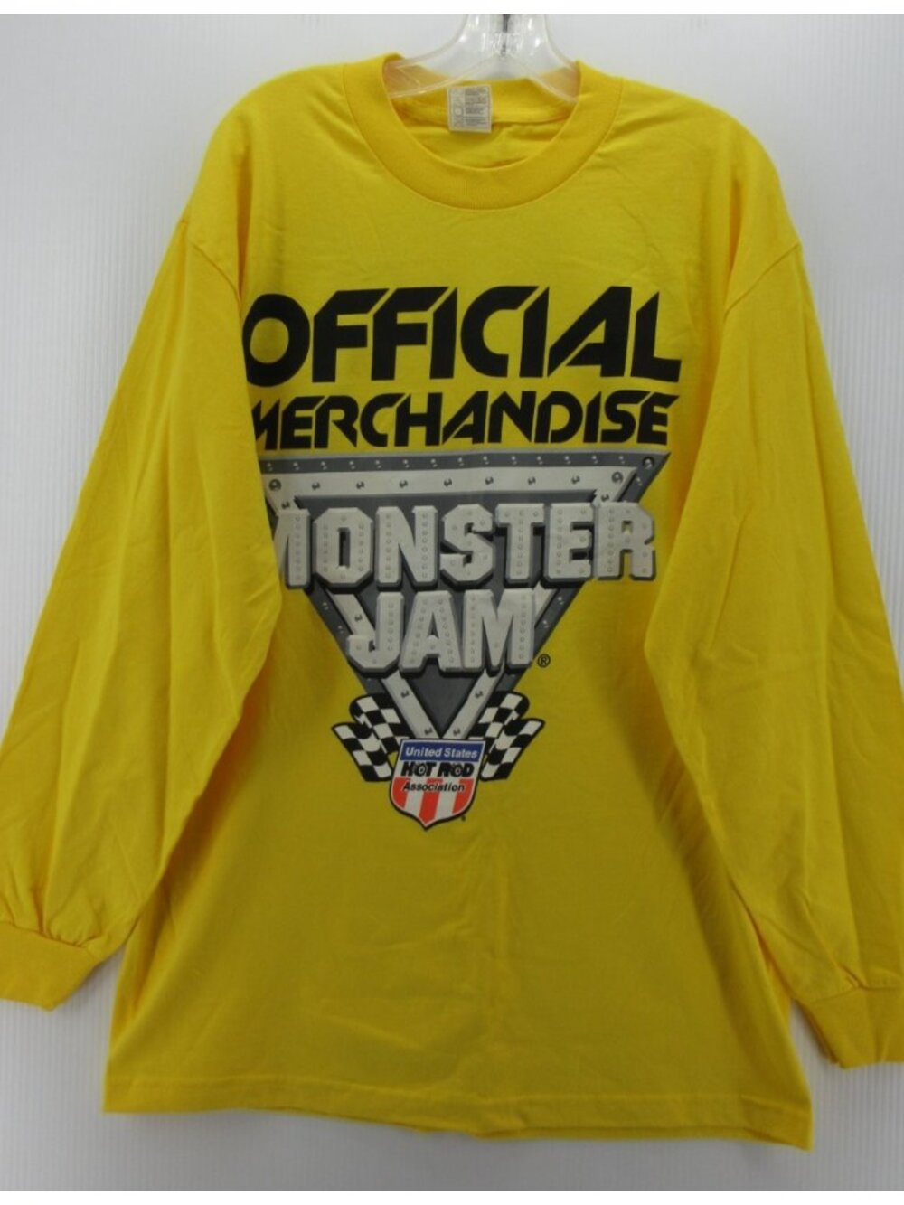 VINTAGE Monster Jam Shirt Large USHRA Graphic Double Sided Alstyle *